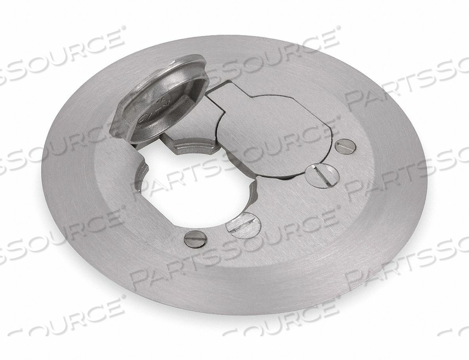 FLOOR BOX COVER ROUND ALUMINUM 3/8 IN. by Thomas & Betts FLOOR BOX COVER ROUND ALUMINUM 3/8 IN. by Thomas & Betts