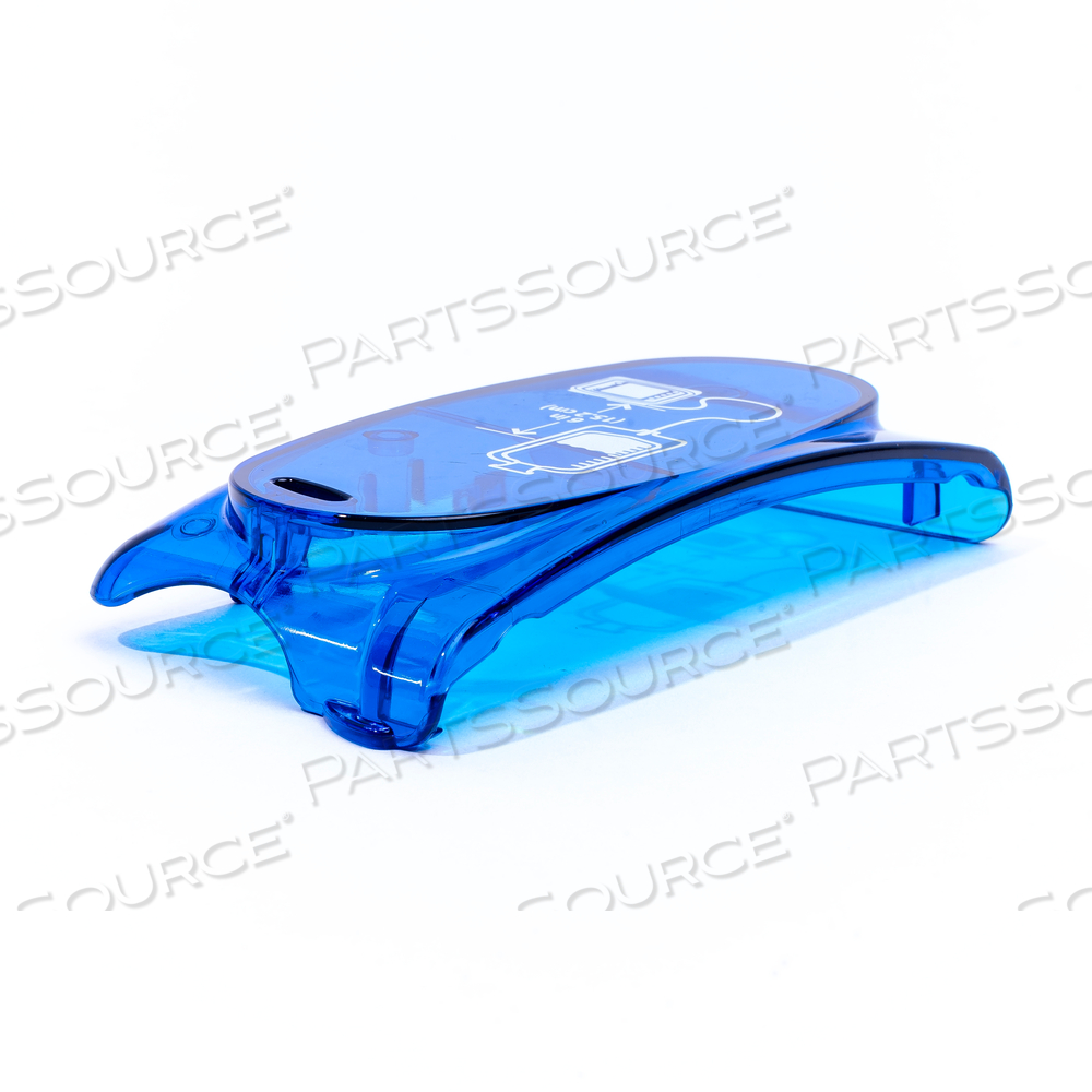 JOEY PRINTED BLUE TRANSPARENT MAIN DOOR 