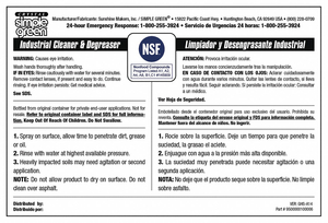 SECONDARY LABEL 6 IN W SIMPLE GREEN PK10 by Simple Green SECONDARY LABEL 6 IN W SIMPLE GREEN PK10 by Simple Green