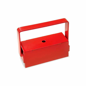 POWERFUL HANDLE MAGNET 225 LB. PULL, RED - MIN. QTY. 2 by Master Magnetics, Inc. (The Magnet Source)