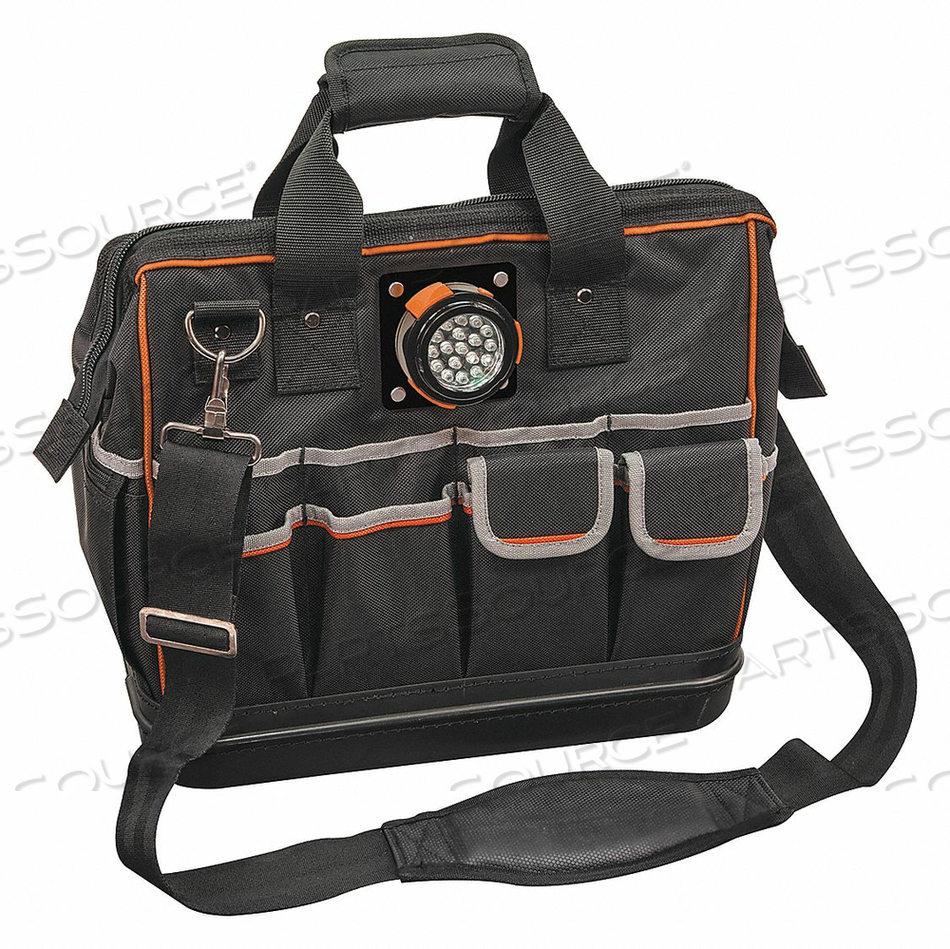 WIDE-MOUTH TOOL BAG 31 POCKETS 15-1/4 W by Klein Tools WIDE-MOUTH TOOL BAG 31 POCKETS 15-1/4 W by Klein Tools
