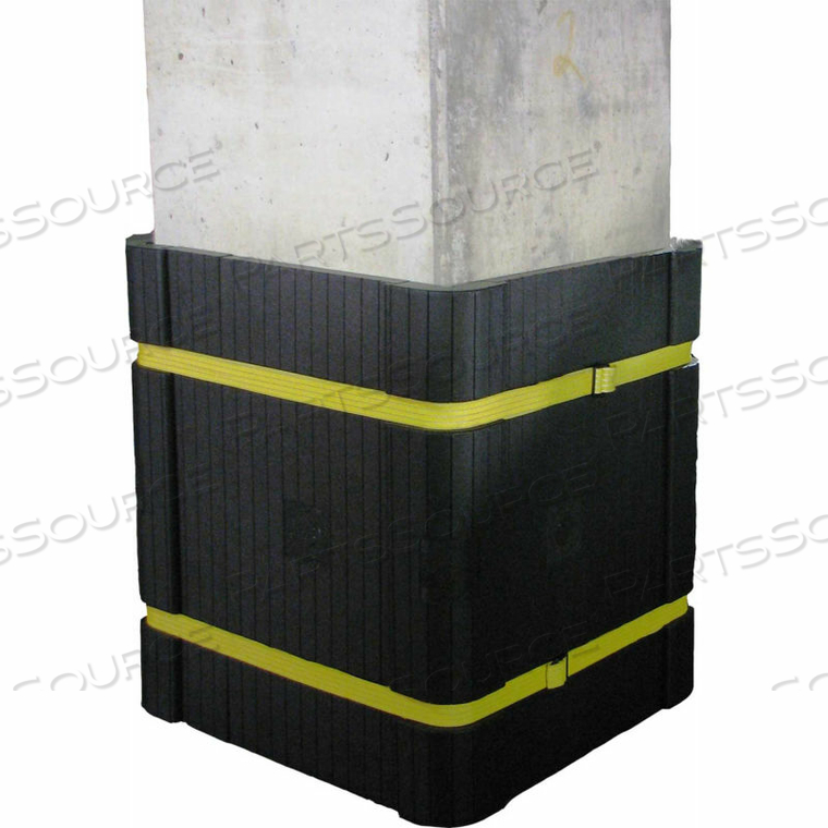 PARK COLUMN PROTECTOR KIT - FOR 24" X 24" SQUARE COLUMNS, BLACK by Sentry Protection System PARK COLUMN PROTECTOR KIT - FOR 24" X 24" SQUARE COLUMNS, BLACK by Sentry Protection System
