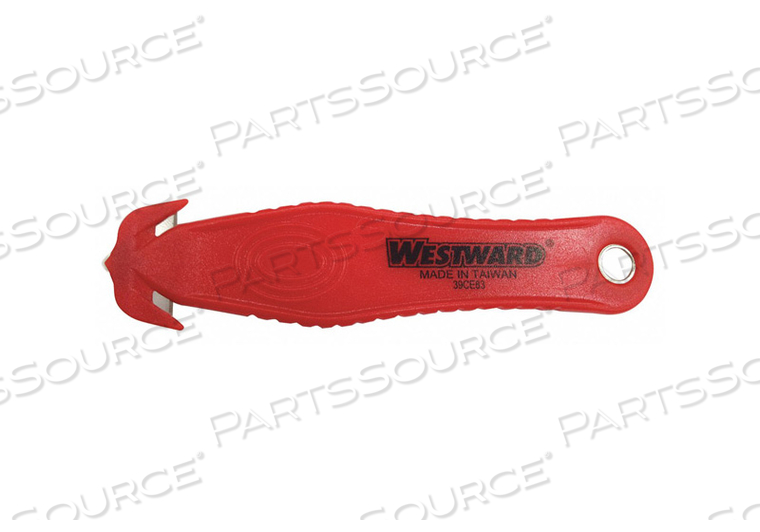 SAFETY CUTTER, ANTIMICROBIAL NO, APPLICATION MULTIPURPOSE, BLADE MATERIAL STAINLESS STEEL, DISPOSABLE YES, PACKAGE QUANTITY 10 by Westward