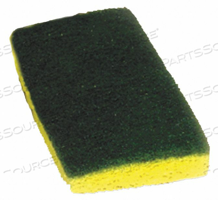 SCRUBBER SPONGE, MATERIAL POLYESTER, PRODUCT TYPE SCRUBBER SPONGE, OVERALL LENGTH 6 IN, OVERALL WIDTH 3 1/2 IN, OVERALL HEIGHT 3/4 IN, THICK by Tough Guy SCRUBBER SPONGE, MATERIAL POLYESTER, PRODUCT TYPE SCRUBBER SPONGE, OVERALL LENGTH 6 IN, OVERALL WIDTH 3 1/2 IN, OVERALL HEIGHT 3/4 IN, THICK by Tough Guy