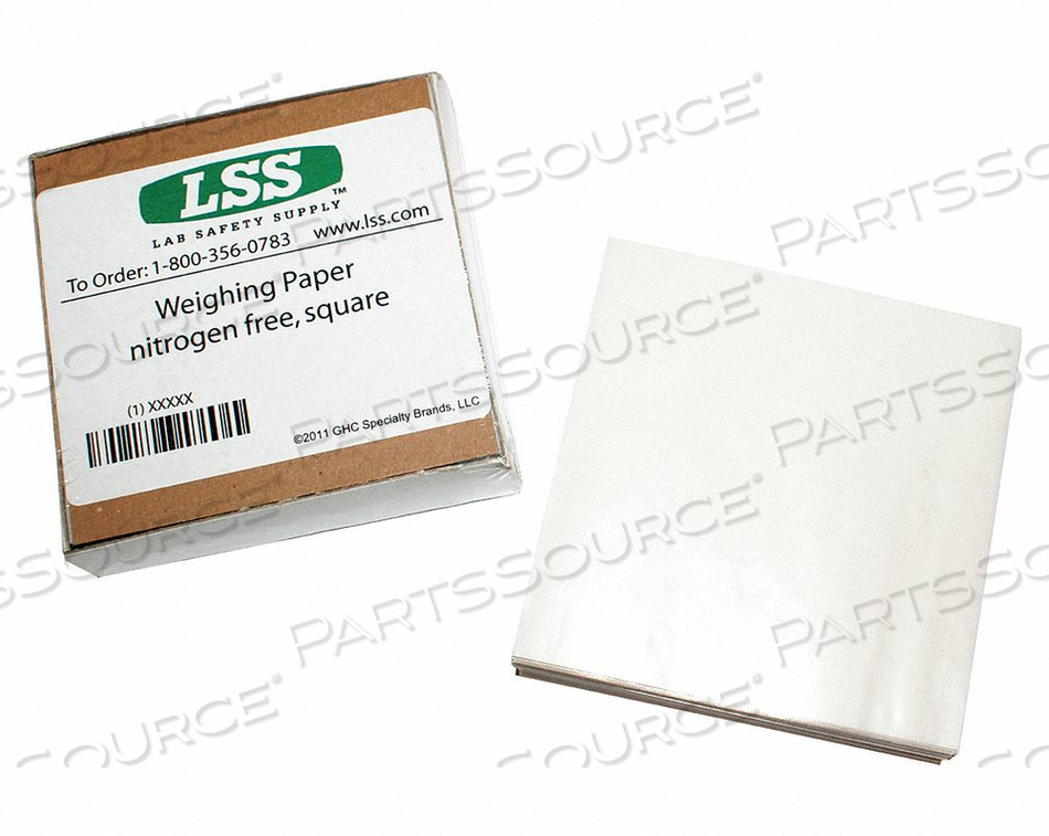 WEIGHING PAPER 4 PK500 by Lab Safety Supply