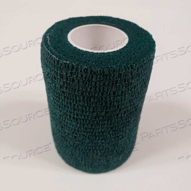 FIRST VOICE 3" X 5 YARDS SELF ADHESIVE BANDAGE, LATEX, KELLY GREEN by First Voice FIRST VOICE 3" X 5 YARDS SELF ADHESIVE BANDAGE, LATEX, KELLY GREEN by First Voice