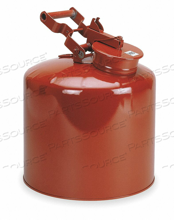 DISPOSAL CAN 5 GAL. RED GALVANIZED STEEL by Eagle