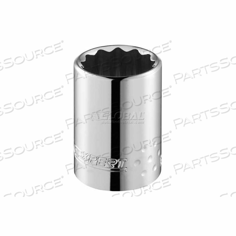 1/2" DRIVE SOCKET, 1-1/2" OVERALL LENGTH, 3/4" 