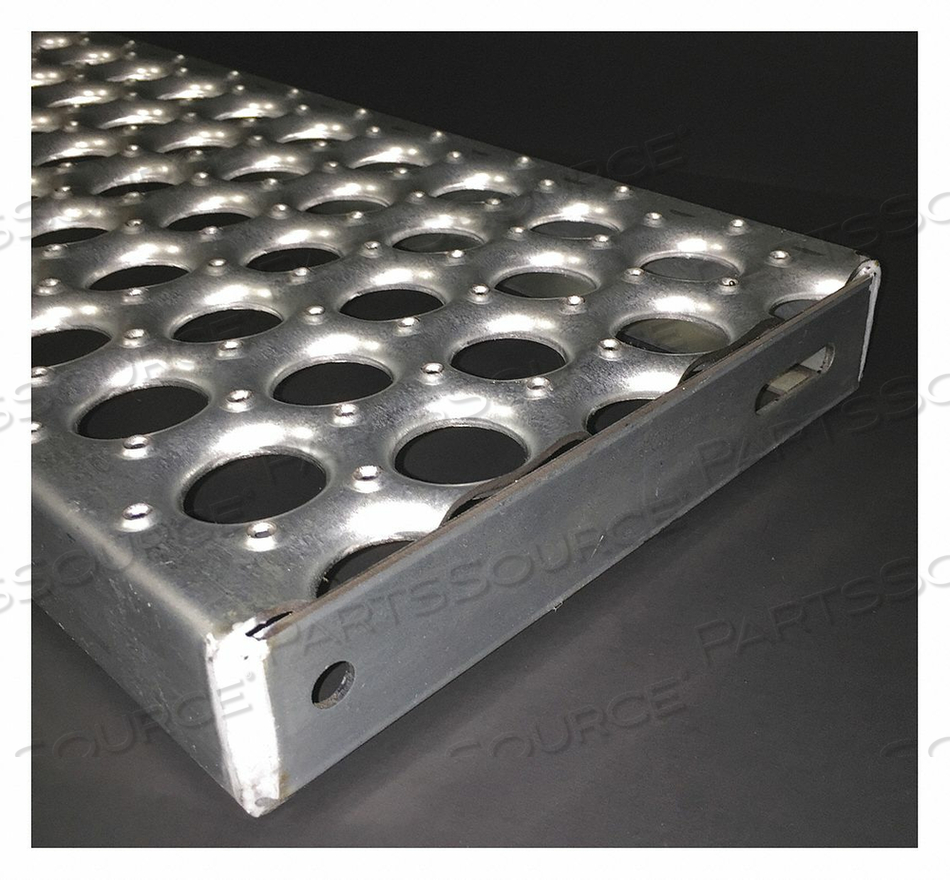 LADDER STEP TREAD, STAIR TREAD, OPEN GRIP, STEEL by Direct Metals