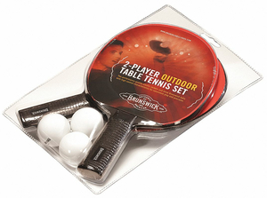 PADDLE AND BALL SET FOR TABLE TENNIS by Brunswick