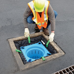 PIG OIL & SEDIMENT CATCH BASIN FILTRATION INSERT SYSTEM - SMALL by New Pig Corporation