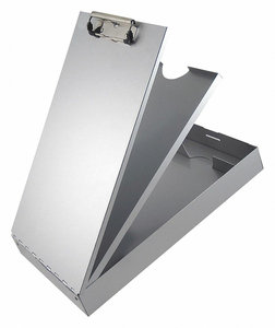 STORAGE CLIPBOARD LEGAL FILE SIZE SILVER by Saunders