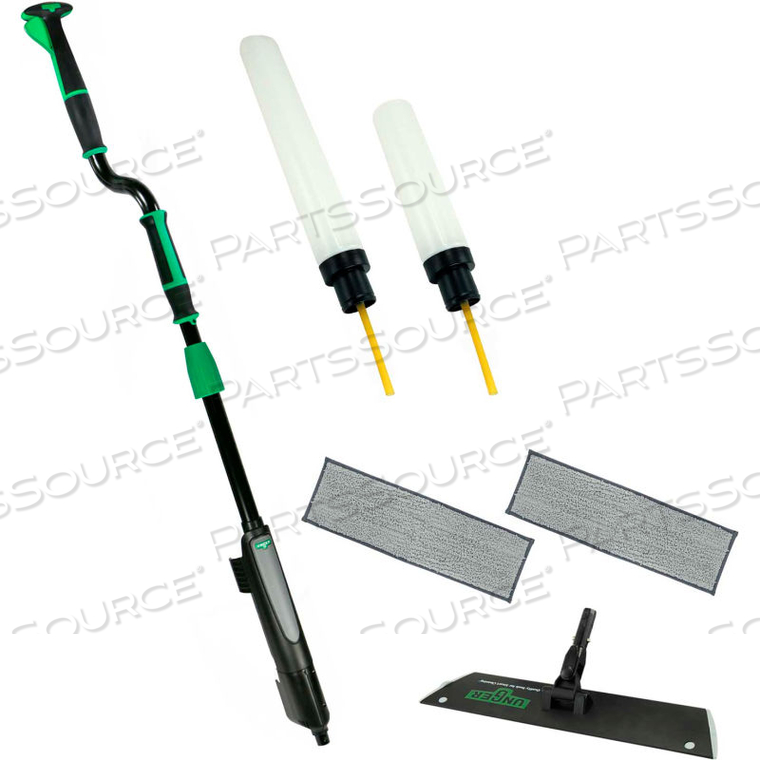 EXCELLA 18" FLOOR CLEANING KIT, 52" HANDLE - MICROFIBER by Unger