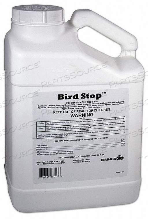 BIRD REPELLENT, PRODUCT TYPE BIRD REPELLENT, INDOOR/OUTDOOR USE OUTDOOR, TARGETED ANIMALS BIRDS, ACTIVE INGREDIENTS METHYL ANTHRANILATE, COV by Bird-X BIRD REPELLENT, PRODUCT TYPE BIRD REPELLENT, INDOOR/OUTDOOR USE OUTDOOR, TARGETED ANIMALS BIRDS, ACTIVE INGREDIENTS METHYL ANTHRANILATE, COV by Bird-X