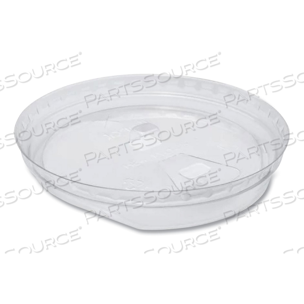 PET LIDS, STRAWLESS SIPPER, FITS 32 OZ COLD CUPS, CLEAR by Karat PET LIDS, STRAWLESS SIPPER, FITS 32 OZ COLD CUPS, CLEAR by Karat