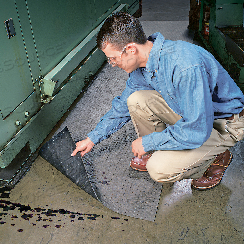 PIG ABSORBENT MAT ROLL WITH POLY BACKING by New Pig Corporation PIG ABSORBENT MAT ROLL WITH POLY BACKING by New Pig Corporation