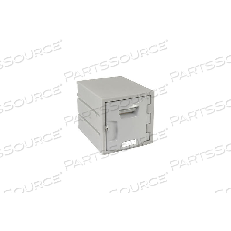 REMCO PLASTICS SIX TIER BOX PLASTIC LOCKER, 12"WX15"DX12"H, GRAY, ASSEMBLED by Remcon Plastics Inc REMCO PLASTICS SIX TIER BOX PLASTIC LOCKER, 12"WX15"DX12"H, GRAY, ASSEMBLED by Remcon Plastics Inc