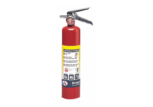 FIRE EXTINGUISHER PLATED BRASS 2.5LB. by Badger