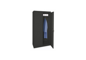 G6549 WARDROBE CABINET 72 H 36 W BLACK by Sandusky Lee Cabinets