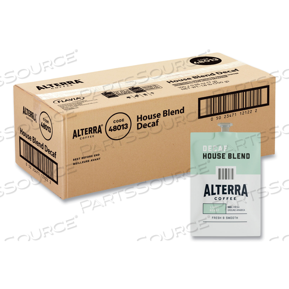 ALTERRA DECAF HOUSE BLEND COFFEE FRESHPACK, 0.25 OZ POUCH by FLAVIA