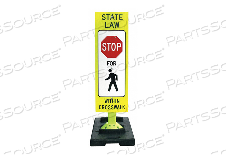 SIGN AND PORTABLE BASE 42 H 20 W by Davidson SIGN AND PORTABLE BASE 42 H 20 W by Davidson