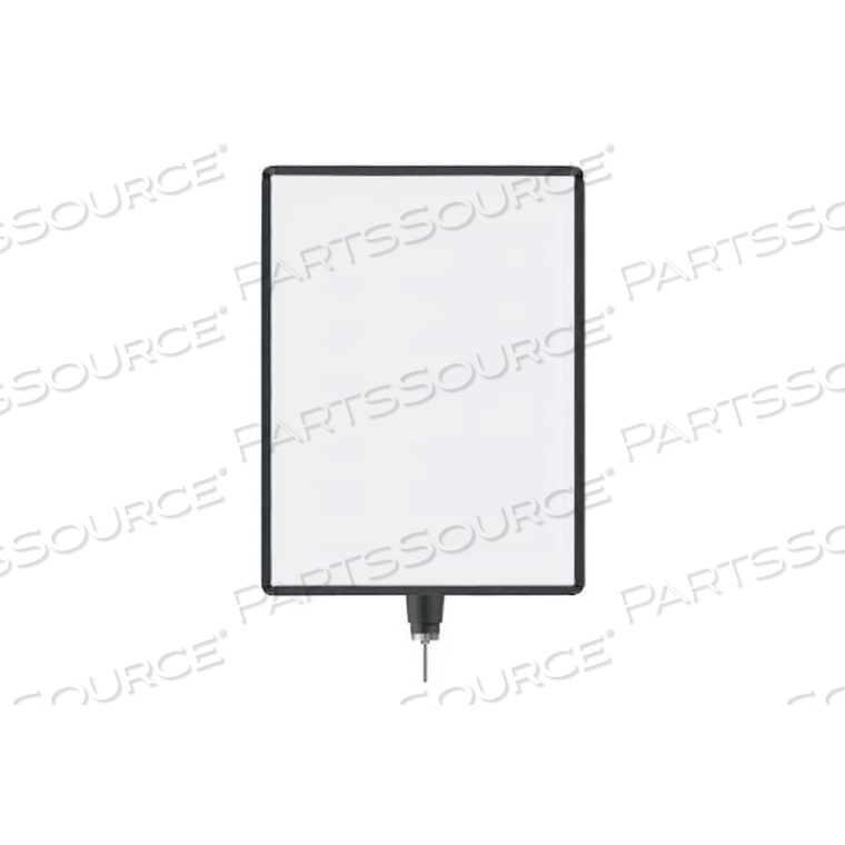 VERTICAL DRUM TOP POST SIGN FRAME, 22" X 28", MATTE BLACK by Lavi