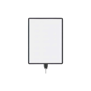 VERTICAL DRUM TOP POST SIGN FRAME, 22" X 28", MATTE BLACK by Lavi