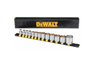 SOCKET SET 13 PIECES 3/8 DRIVE SAE by DeWalt