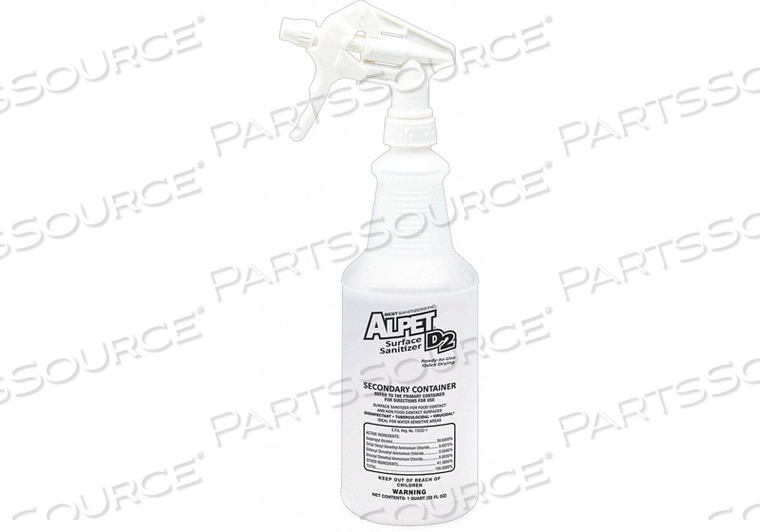 SECONDARY CONTAINER 1 QT PK12 by Best Sanitizers Inc.