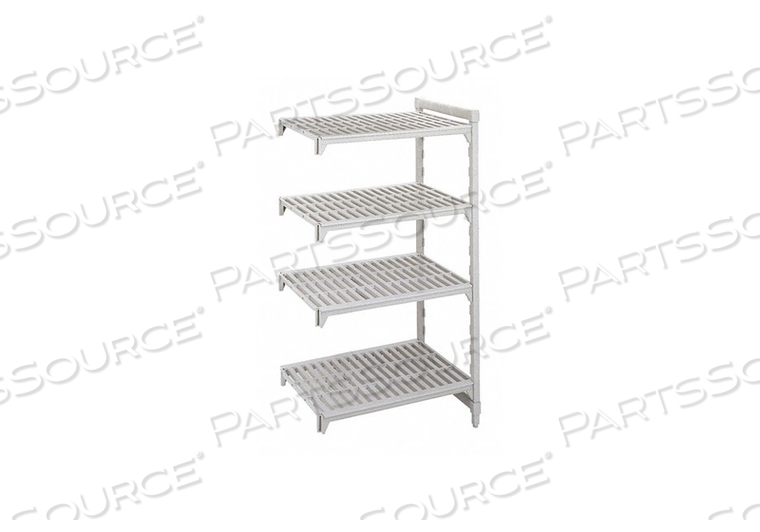 CAMSHELVING ADD-ON UNIT - 4 VENTED SHELVES 24X48X72 by Cambro CAMSHELVING ADD-ON UNIT - 4 VENTED SHELVES 24X48X72 by Cambro