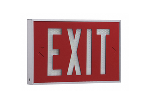 SELF-LUMINOUS EXIT SIGN 10 YR. 2 FACE by Isolite