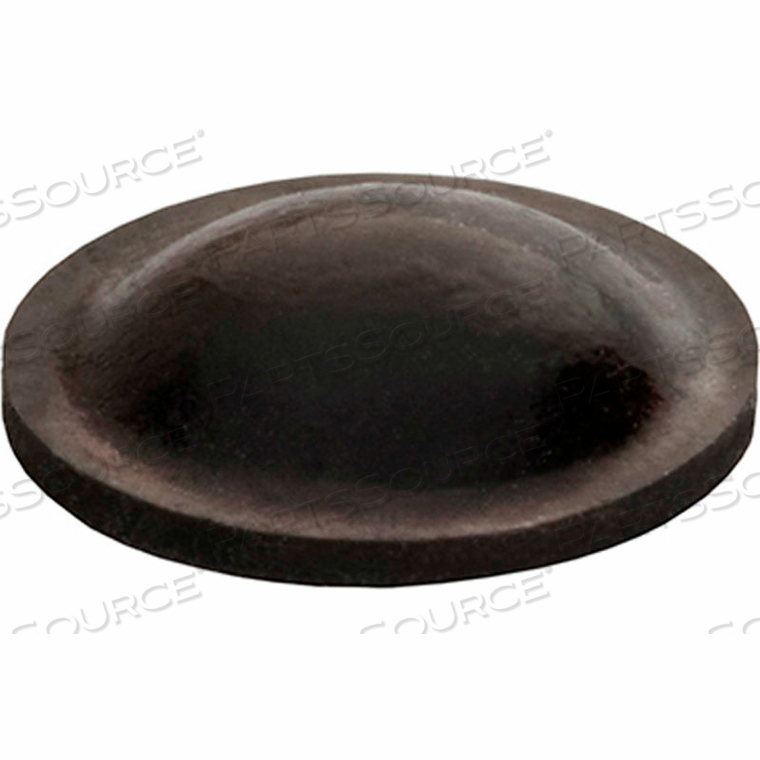 SOUND DAMPENING RUBBER BUMPER FEET - HEMISPHERE - BLACK - 0.062" H X 0.250" W - BS40 - PKG OF 15028 