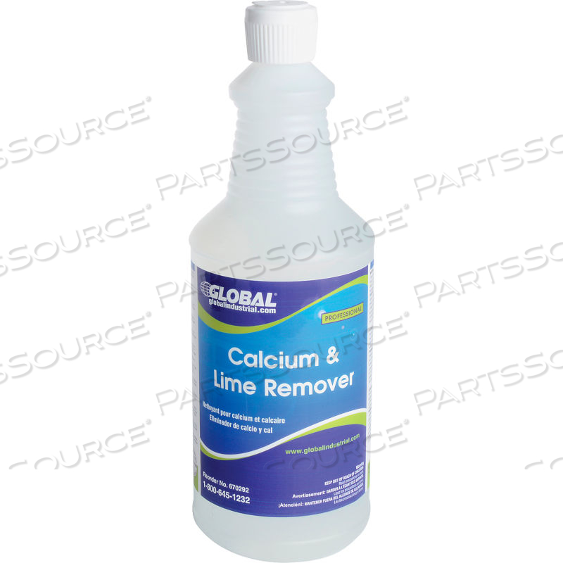 CALCIUM AND LIME REMOVER - CASE OF SIX QUART BOTTLES 