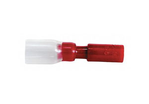 FEMALE BULLET DISCONCT RED 22-18AWG PK10 by Velvac