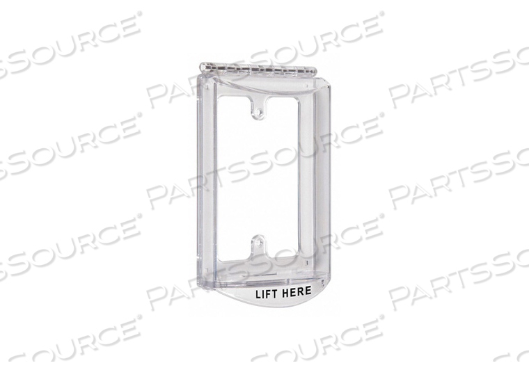 PROTECTIVE COVER 4-15/32 IN H CLEAR by Safety Technology International