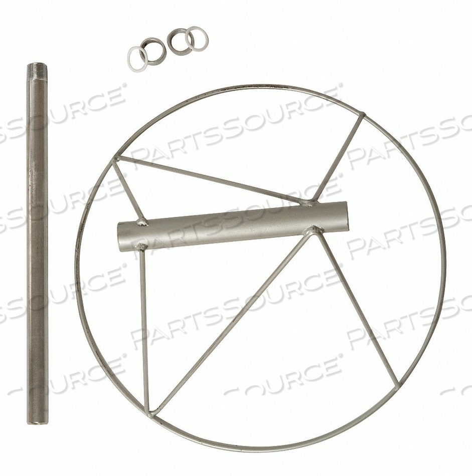 WINDSOCK HARDWARE SILVER 8 L by Safety Flag WINDSOCK HARDWARE SILVER 8 L by Safety Flag