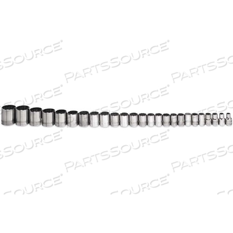 WSS-23RC WILLIAMS SOCKET SET, 23 PIECES, 1/2 INCH DRIVE, 12 POINT by Snap-on Incorporated