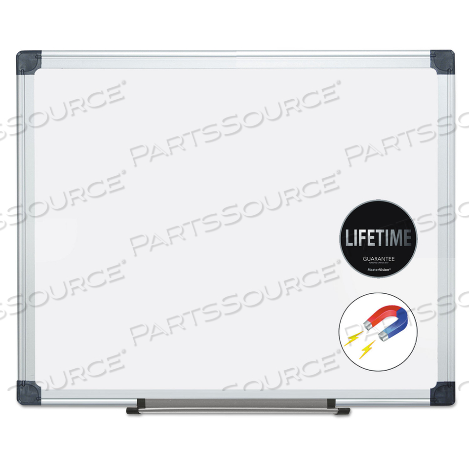 PORCELAIN VALUE DRY ERASE BOARD, 24 X 36, WHITE, ALUMINUM FRAME by MasterVision