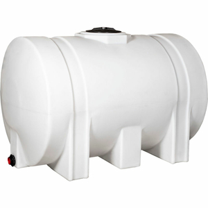 ROMOTECH 550 GALLON PLASTIC STORAGE TANK - ROUND WITH LEG SUPPORTS by Rotational Molding Technologies Inc. ROMOTECH 550 GALLON PLASTIC STORAGE TANK - ROUND WITH LEG SUPPORTS by Rotational Molding Technologies Inc.