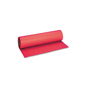 DECOROL FLAME RETARDANT ART ROLLS, 40 LB COVER WEIGHT, 36" X 1000 FT, CHERRY RED by Pacon