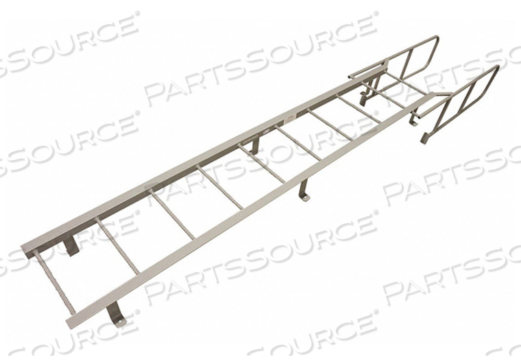 FIXED LADDER 5 FT H. STEEL 6 RUNGS by Cotterman