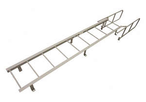 FIXED LADDER 5 FT H. STEEL 6 RUNGS by Cotterman