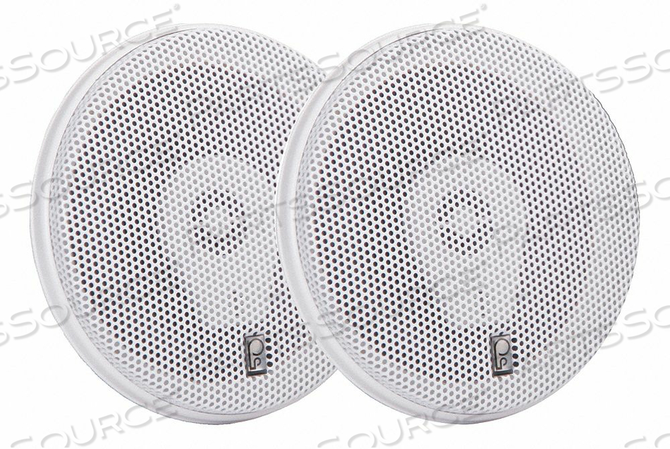 OUTDOOR SPEAKERS WHITE 2-1/2IN.D 100W PR by Poly-Planar OUTDOOR SPEAKERS WHITE 2-1/2IN.D 100W PR by Poly-Planar