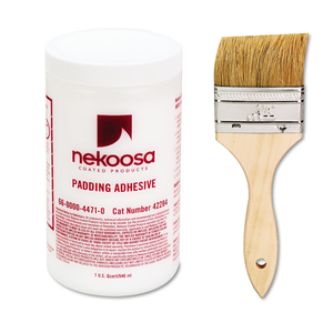 FAN-OUT PADDING ADHESIVE, 32 OZ, DRIES CLEAR by Nekoosa