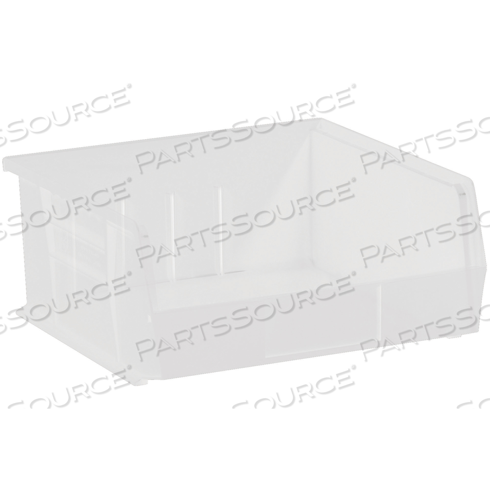 PLASTIC STACK & HANG BIN BOXES, 10 7/8" X 11" X 5", CLEAR, 6/CASE by BOX Partners (Box Acquisitions, LLC)