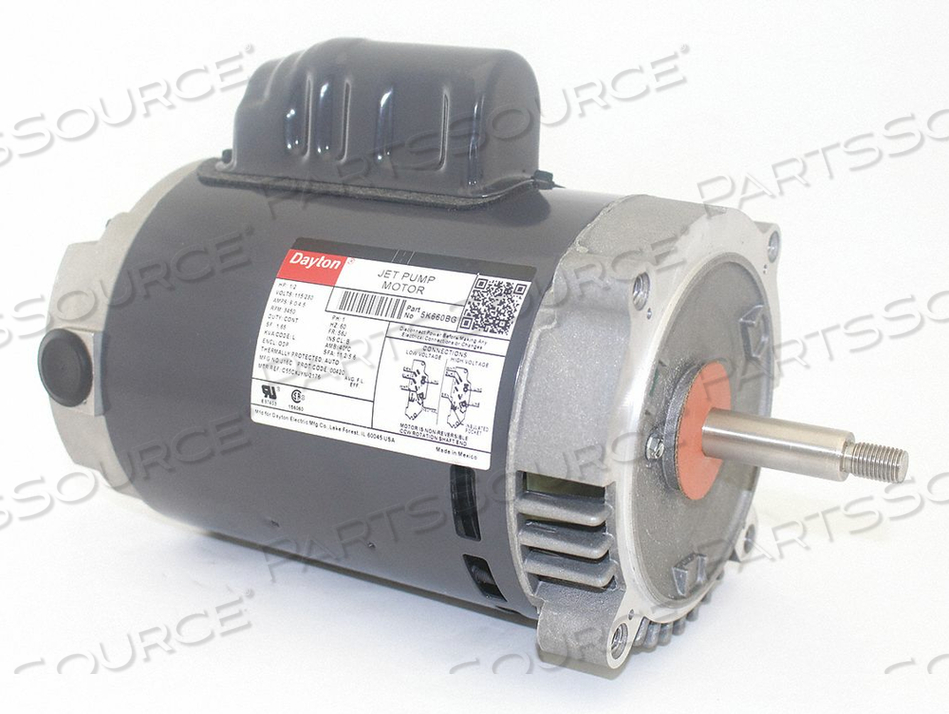 MOTOR 1/2 HP 3 450 RPM 56J 115/230V by DAYTON ELECTRIC MANUFACTURING CO