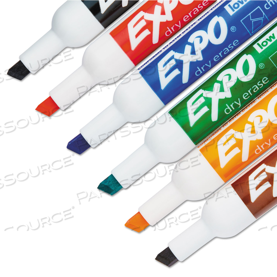 DRY ERASE MARKER SET CHISEL by Expo DRY ERASE MARKER SET CHISEL by Expo