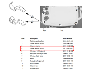 SCREW M4 X 16 POSIDRIVE PAN HEAD EXT RELIEVED BODY A4 SST by Datex-Ohmeda