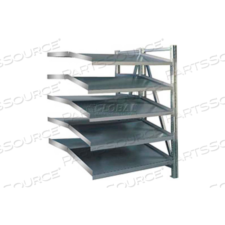 STEEL PICK SHELVING / 5 LEVEL / DOUBLE /TILT / STRAIGHT / 78"H X 50"W X 48"D / ADD-ON by SSI Schaefer