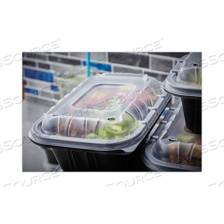 EARTHCHOICE ENTREE2GO TAKEOUT CONTAINER VENTED LID, 11.75 X 8.75 X 0.98, CLEAR, PLASTIC by Pactiv EARTHCHOICE ENTREE2GO TAKEOUT CONTAINER VENTED LID, 11.75 X 8.75 X 0.98, CLEAR, PLASTIC by Pactiv